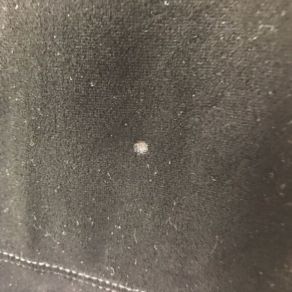 Maison Jules Black Velvet Ruffle Sleeve Shift Dress Small - Picture 3 of 6